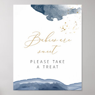 Poster Petit Baby shower Favor Signer, Les Bébés Sont Dou