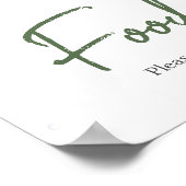 Poster Petit Baby shower pêcheur (Coin)