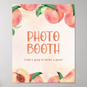 Poster Petit Baby shower Petit Pêche Douce Signe Booth Ph (Devant)