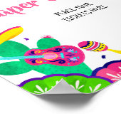 Poster Petit Baby shower Senorita Déchets Raffle (Coin)