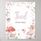 Poster Petit Baby shower Whimsical Fairy (Devant)