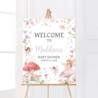 Petit Baby shower Whimsical Fairy Accueil