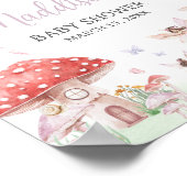 Poster Petit Baby shower Whimsical Fairy Accueil (Coin)