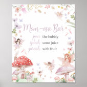 Poster Petit Baby shower Whimsical Fairy Maman Osa (Devant)