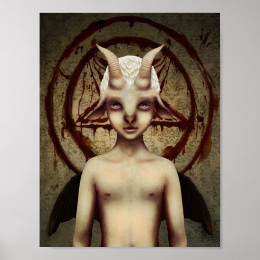 POSTER PETIT BAPHOMET (Devant)