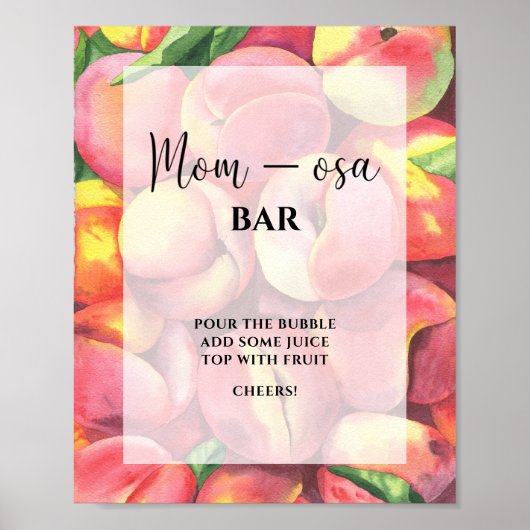 Poster Petit bar à Mom-osa pêche (Devant)