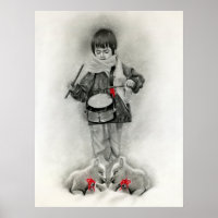 Petit batteur Garçon Imprimer/Poster