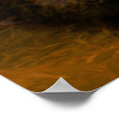 Poster Petit bébé Fox Cub Portrait (Coin)