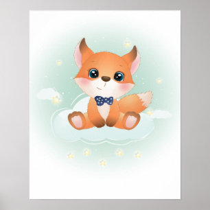Poster Petit bébé renard