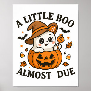 Poster Petit Bois Est Presque Dû Halloween Grossesse Reve