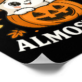 Poster Petit Bois Est Presque Dû Halloween Grossesse Reve (Coin)