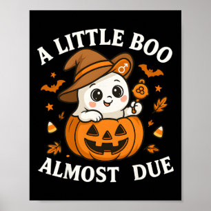 Poster Petit Bois Est Presque Dû Halloween Grossesse Reve
