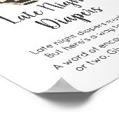 Poster Petit Boo Clothesline Baby Late Night Diaper Signa (Coin)