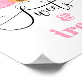 Poster Petit Boo fantôme rose Halloween Douceurs et frian (Coin)