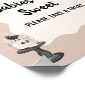 Poster Petit Boo gothique bébéDouche bébé sont doux signe (Coin)