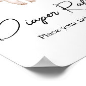 Poster Petit Boo Halloween Baby shower Déchets Raffle (Coin)