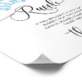 Poster Petit Boo Halloween Blue Diaper tombole (Coin)