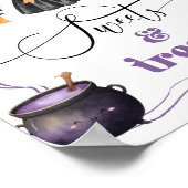 Poster Petit Boo halloween Clothesline Sucres et friandis (Coin)