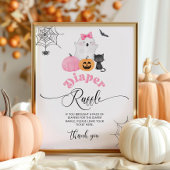 Poster Petit Boo Halloween Diaper tombole