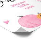 Poster Petit Boo halloween Faveurs s'il vous plaît prendr (Coin)