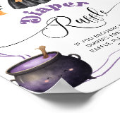 Poster Petit Boo Halloween tombole diaper violet tombole (Coin)