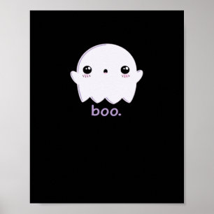 Poster Petit Boo mou Halloween