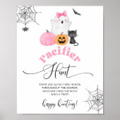 Poster Petit boo Pacifique chasse jeu de baby shower (Devant)