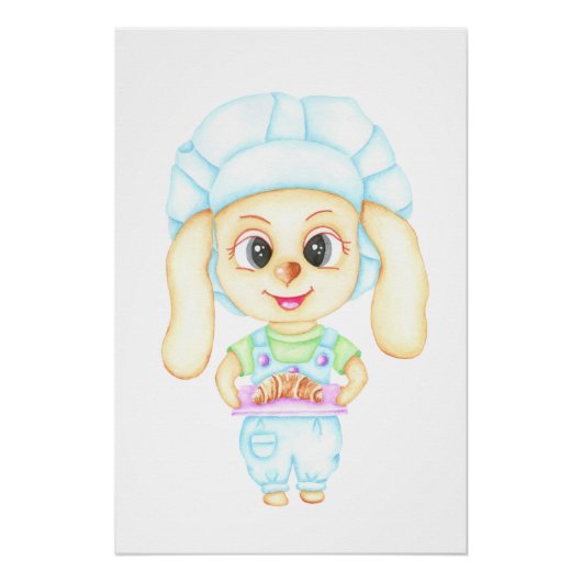 Poster Petit boulanger (Devant)