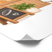 Poster Petit Boulanger Joyeux (Coin)