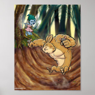 Poster Petit Bunny Fufu