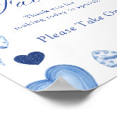 Poster Petit Cadeau de Saint-Valentin pour Bébé (Coin)