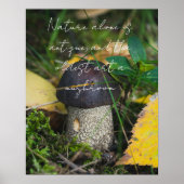 Poster Petit champignon mignon (Devant)