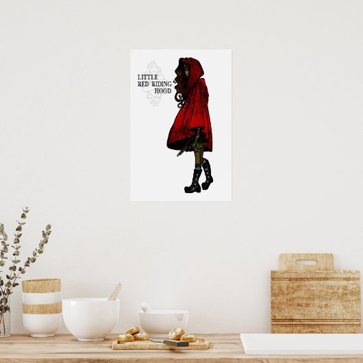 Poster Petit Chaperon Rouge (Cuisine)