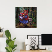 Poster Petit Chaperon Rouge (Bureau à domicile)