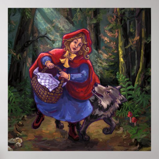 Poster Petit Chaperon Rouge (Devant)