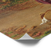 Poster Petit chaperon rouge et grand méchant loup (Coin)