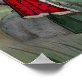 Poster Petit chaperon rouge Gros oeil bébé poupée art (Coin)