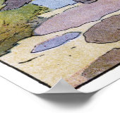 Poster Petit chaperon rouge : Loup à la porte (Coin)