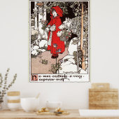 Poster Petit chaperon rouge Margaret Ely Webb (Cuisine)