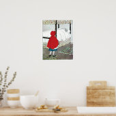 Poster Petit Chaperon Rouge : Quelles Bonnes Oreilles Vou (Cuisine)