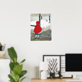 Poster Petit Chaperon Rouge : Quelles Bonnes Oreilles Vou (Bureau à domicile)