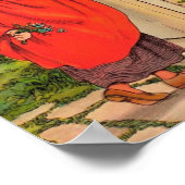 Poster Petit Chaperon Rouge Vintage  (Coin)