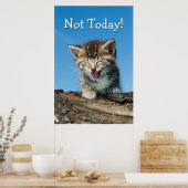 Poster Petit chaton dans un arbre (Cuisine)