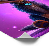 Poster Petit chien caricaturé (Coin)