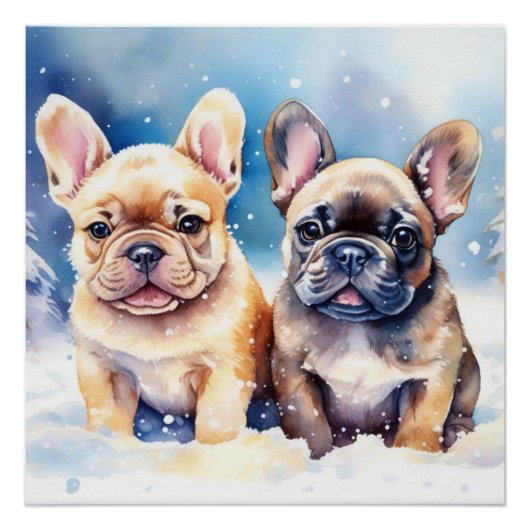 Poster Petit chiot (Devant)