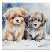 Poster Petit chiot (Devant)