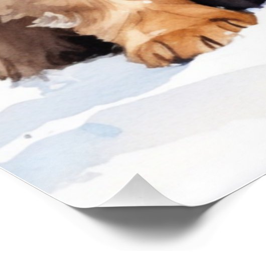 Poster Petit chiot (Coin)