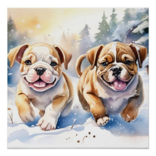 Poster Petit chiot