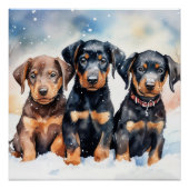 Poster Petit chiot (Devant)
