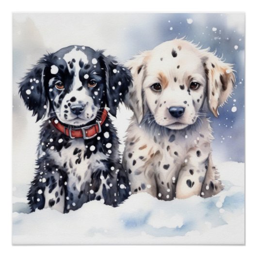 Poster Petit chiot (Devant)